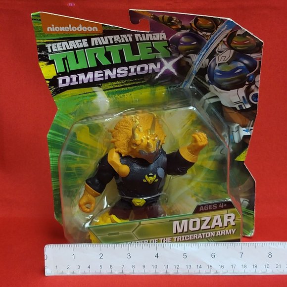 Nickelodean Teenage Mutant Ninja Turtles Dimension X Mozar Leader of the Tricera - Picture 9 of 10